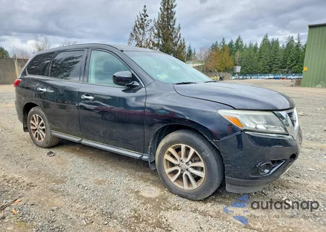 2014 Nissan Pathfinder S z USA, uszkodzony, nr VIN 5N1AR2MN5EC724621